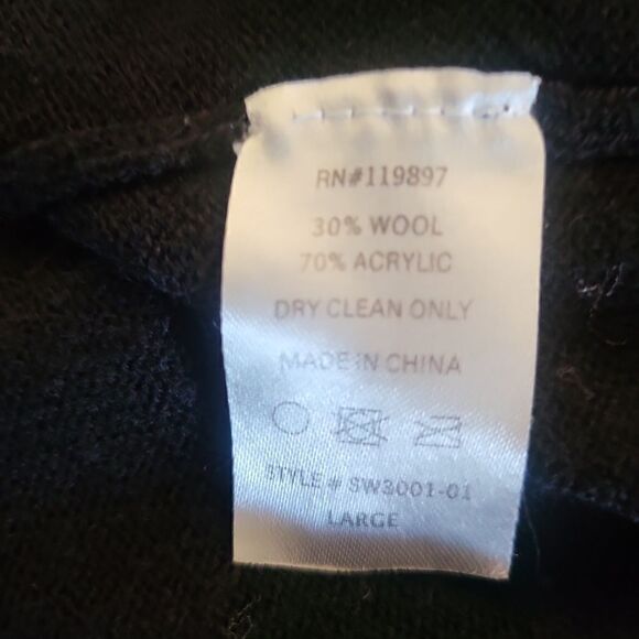 Collective Concepts soft woll blend v neck sweater - Picture 7 of 7